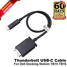 Lot 20 Dell Thunderbolt 3 USB-C Cable for TB15 TB16 Dock K16A K17A 3V37X 5T73G