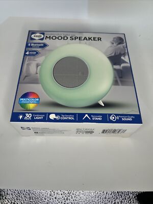 SEALY MULTICOLOR LIGHT-UP MOOD BLUETOOTH SPEAKER WITH STAND FREE SHIPPING!