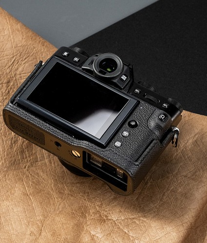 Real Leather Camera Bag Case Cover For Fuji XT5 X-T5 X-T30II XT30II XS20 X-S20 - Picture 12 of 36