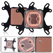 Computer PC CPU Water Cooling Block Waterblock 50mm Copper Base for   SH