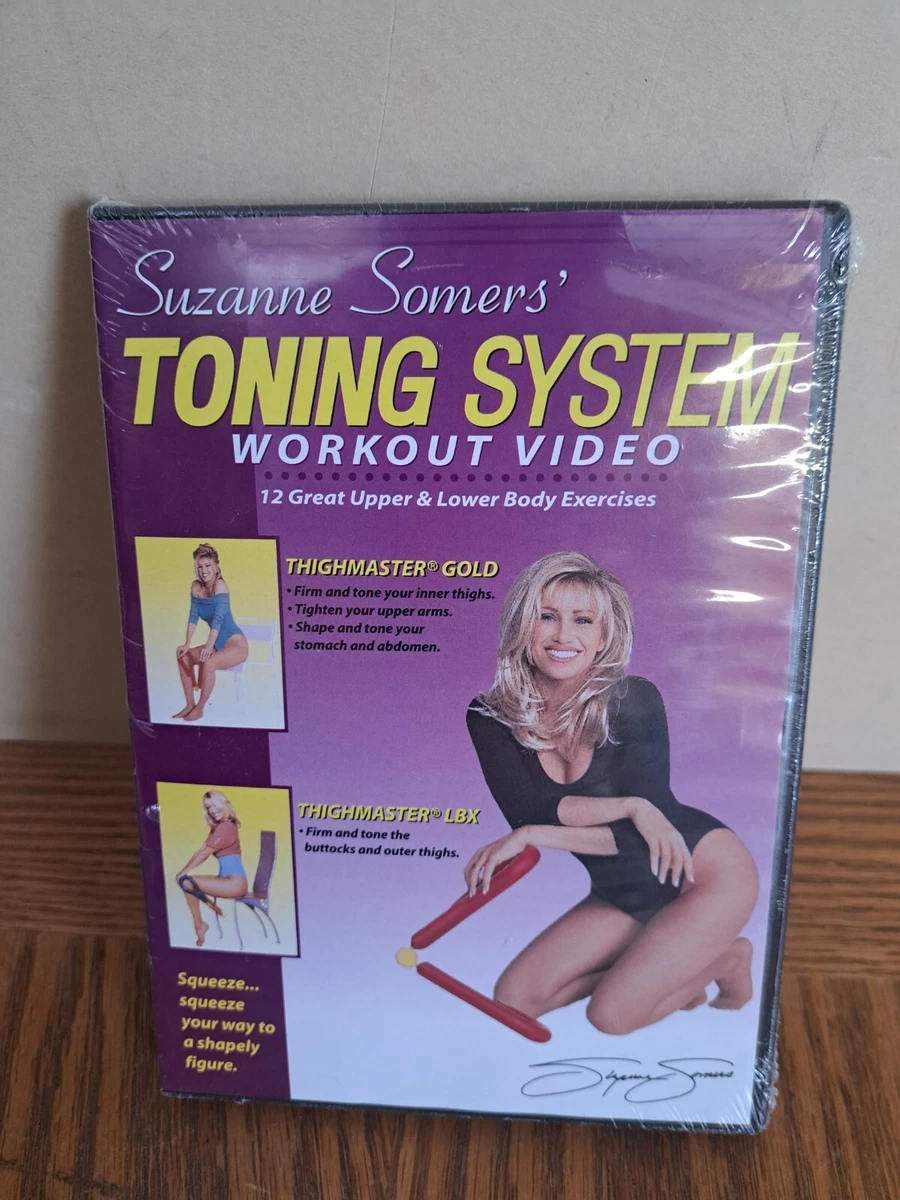 Lot De 2 Appareils De Musculation Vintage Suzanne Somers Thigh Master, Or Et LBX
