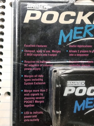 ANATEK POCKET MERGE - nie geöffnet 90er Jahre OVP MIDI - Bild 5 von 12