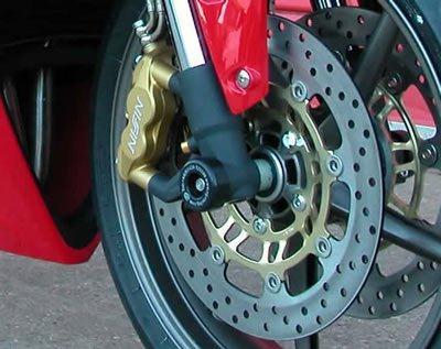 Protection de fourche R&G Racing Noir anti casse pour Street Triple 675 et Daytona 675
