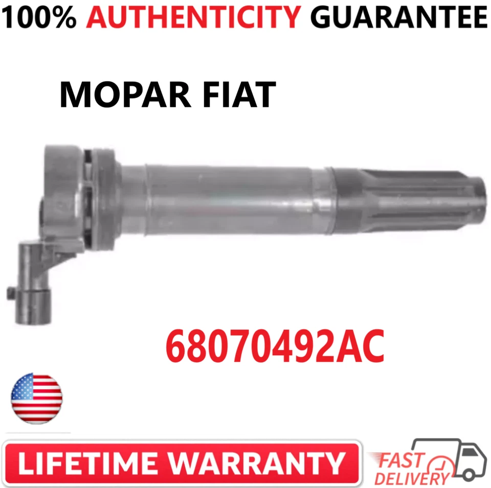 Set of 4 OEM MOPAR FIAT Ignition Coils For 2012-17 Fiat 500 1.4L I4, 68070492AC - Image 3 of 4