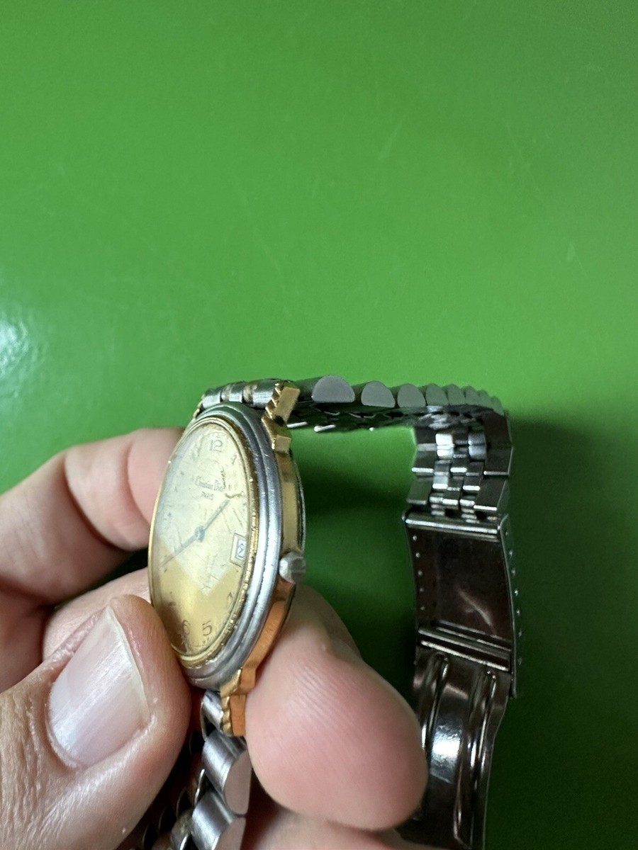 時計 ChristianDior/PARIS/MODELE-DEPOSE Christian Dior MODELE DEPOSE 48.203 Two Hands Quartz Watch