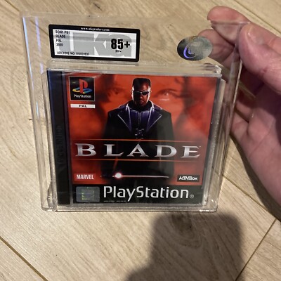 Blade (Sony PlayStation 1, 2000) 85plus Only Copy Graded Collectors Dream Rare