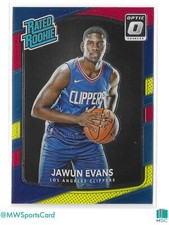 Jawun Evans 2017-18 Donruss Optic Rated Rookie Red Yellow Prizm RC #162 Clippers