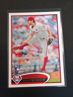 2012 Topps Baseball Michael Schwimer RC #465 Philadelphia Phillies