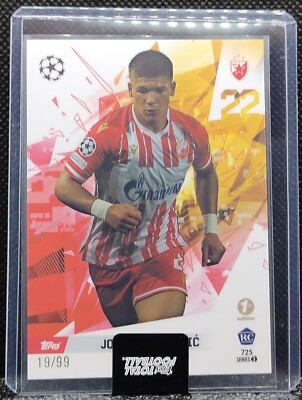 2023-24 Topps Total Football RC Rookie 1st Ed Jovan Mijatovic 19/99 PR: 148 SSP