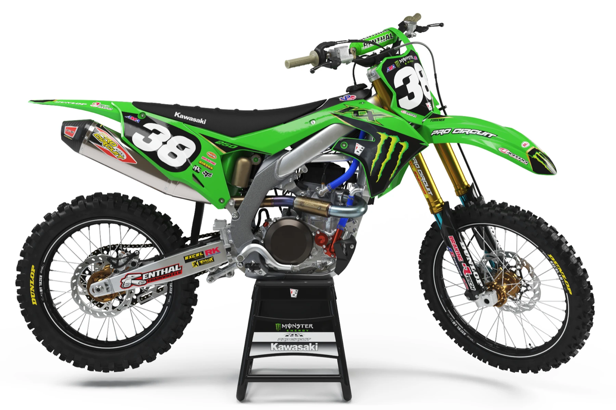 2021 PRO CIRCUIT KAWASAKI TEAM GRAPHIC KIT | eBay