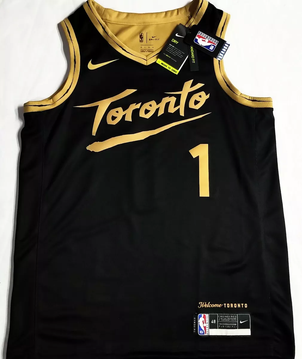 Toronto Raptors Nike City Edition Swingman Jersey - Black - OG