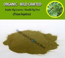 POWDER Septic Fig Leaves Hauili Fig Tree Ficus Septica Organic WildCrafted Natur