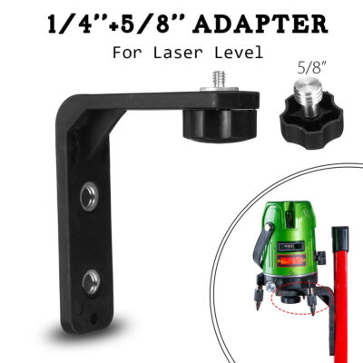 Strong Magnetic Laser Level L-shape Bracket 1/4'' & 5/8'' Wall Mount Holder Stand