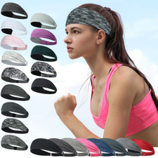 Sport Headband Men Women Head Sweatband Sweat Hair Band Gym Stretch Hair Wrap