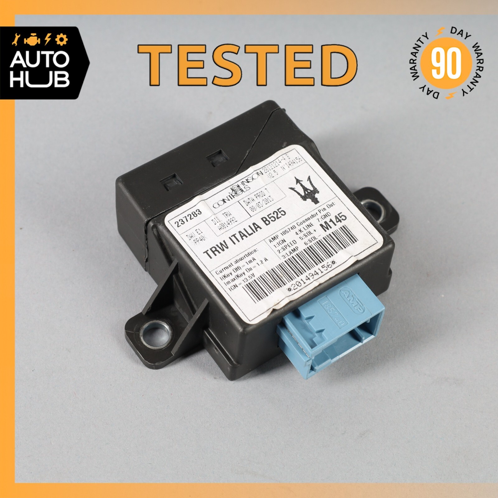 08-19 Maserati GranTurismo M145 Power Steering Chassis Control Module Unit OEM