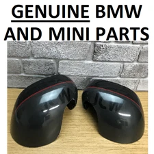 GENUINE MINI F56 etc JCW Wing Mirror Cover Caps 51162465798, 799. PAIR. RHD. 23C
