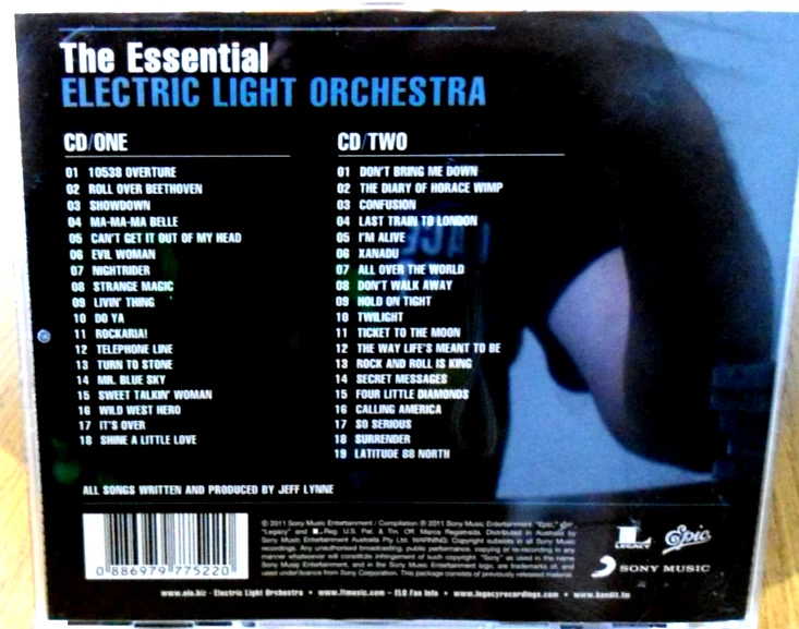 ELECTRIC LIGHT ORCHESTRA - THE ESSENTIAL ELECTRIC LIGHT ORCHESTRA 2 X CD ALBUM - image 2 of 2