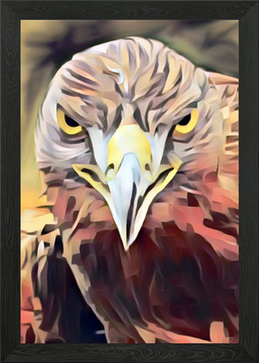 Adler gerahmtes Wandbild Poster Leinwanddruck Bild