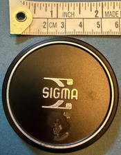 Vintage OEM SIGMA 55mm 57mm Metal Slip On Front Lens Cap
