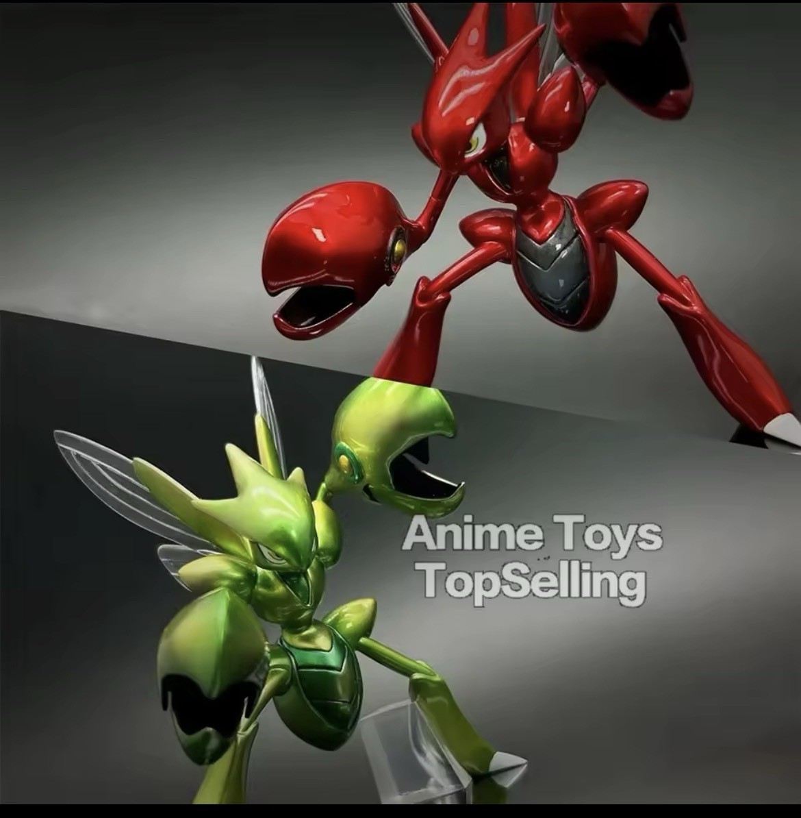 9cm Pokemon Anime Figure Scizor Collection Statue Toy