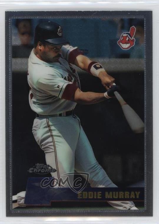 1996 Topps Chrome Eddie Murray #34 HOF 0i1b