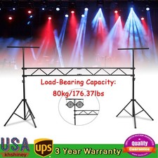 Light Truss Stand System, Trussing DJ Booth Kit, T-Bar Lighting Stage PA Speaker
