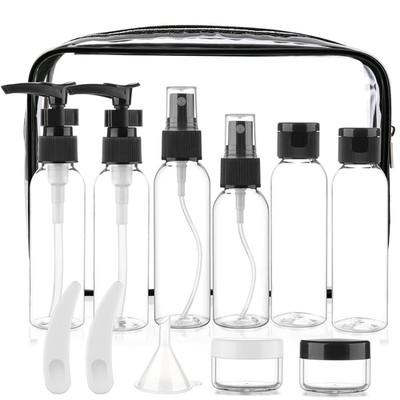 Travel Size Bottles for Toiletries 13 Pack 2Oz TSA Approved Toiletry Bottles Lea