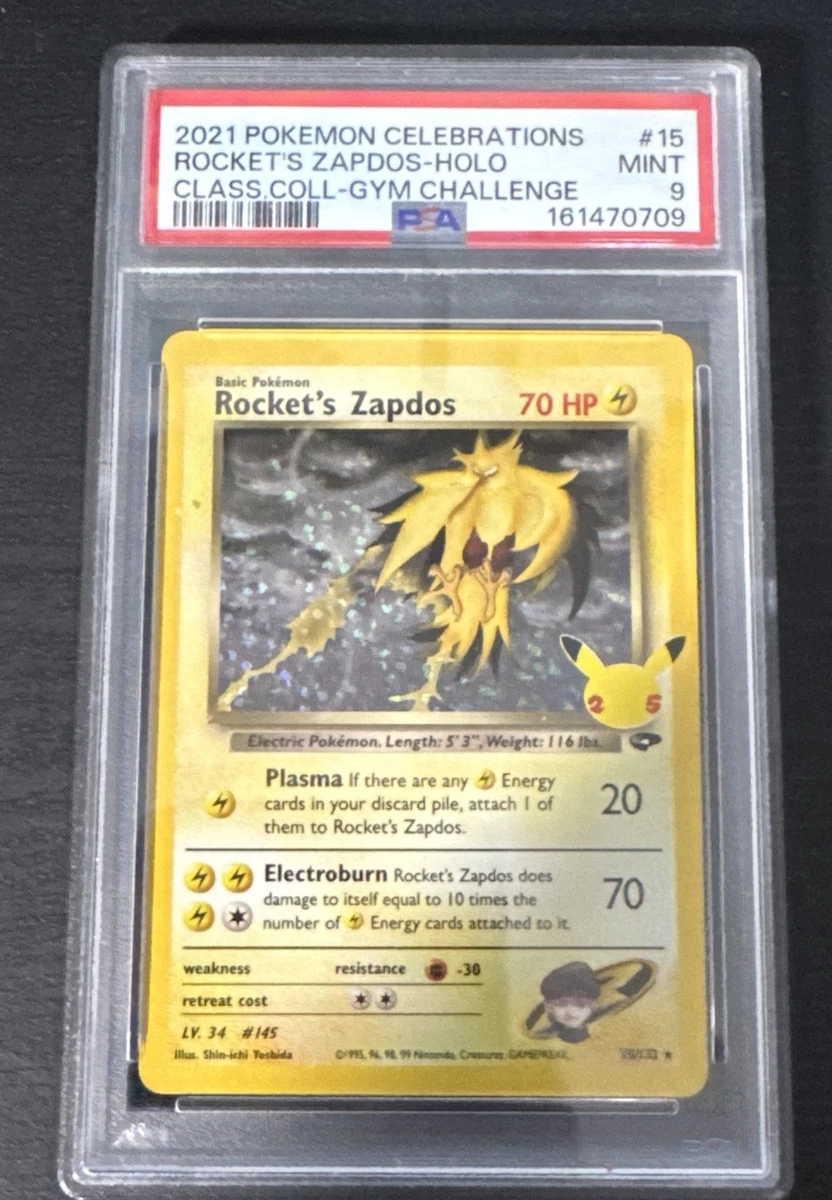 Las mejores ofertas en Rocket's Zapdos 15/132 Celebrations