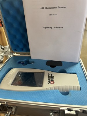 Safety First HM-ATP Fluorescence Detector ATP Meter Hygiene Surface Tester Cas