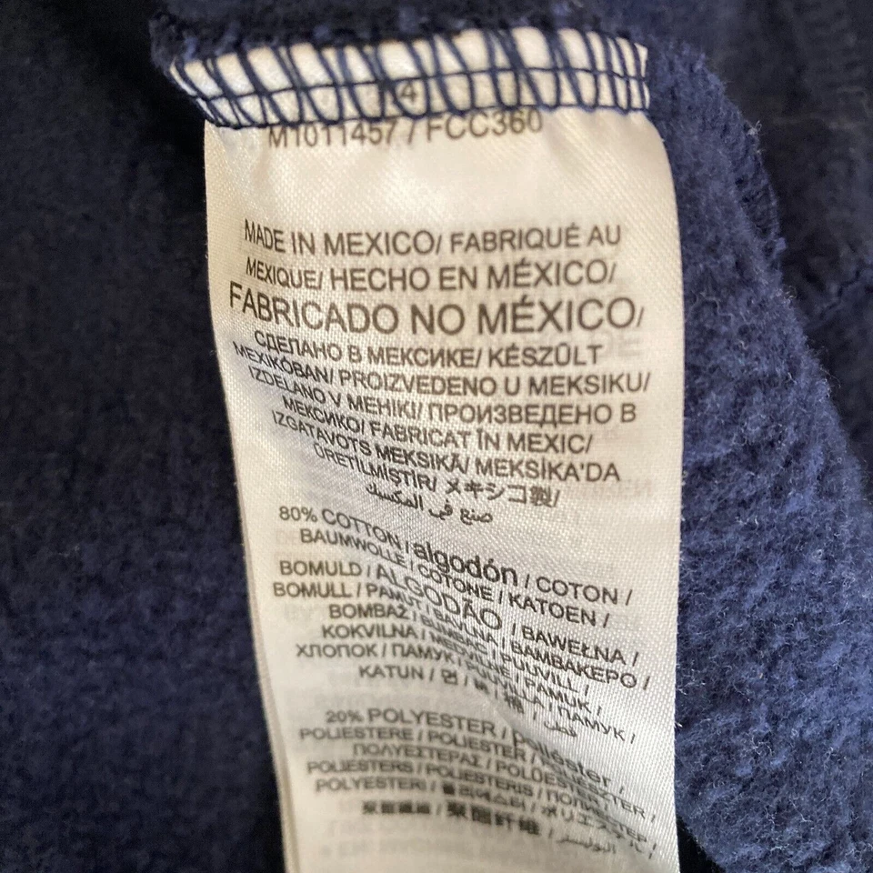 Sudadera con capucha St. Louis Cardinals Fanatics para mujer pequeña Core Team crossover cuello azul marino Foto 4 de 4