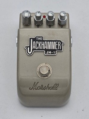 Marshall Jackhammer JH-1 Distortion Overdrive Pedal Tested w/ Replacement Adaptr