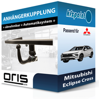 FüR Mitsubishi Eclipse Cross 10.2017-01.2021 Oris AnhäNgerkupplung Abnehmbar Neu