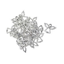 30Pcs Angel Wing Spacer Beads Angel Wing Charms Small Hole Bead Pendants for DIY