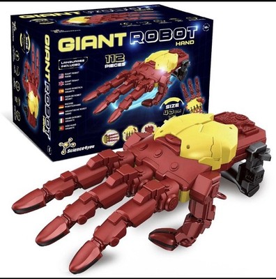Science4you Hydraulic Cyborg Hand Kit   Build Your own Giant Robotic Hand