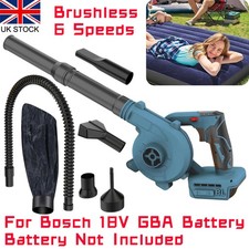 Brushless 6 Speed 2-in-1 Blower & Vacuum Fit for Bosch 18V GBA Battery Cordless