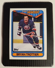 1990-91 Topps Bryan Trottier #6 1990 Highlight - Islanders