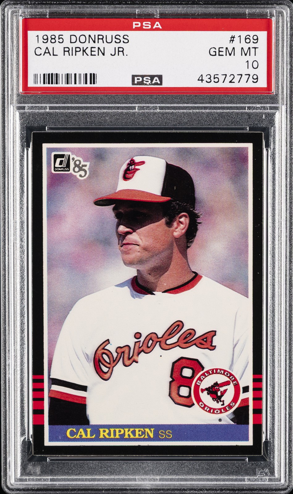 1985 DONRUSS #169 CAL RIPKEN JR. PSA 10