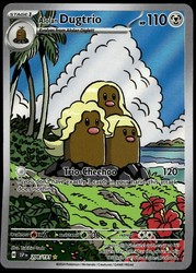 Alolan Dugtrio 208/191 Illustration Rare Surging Sparks