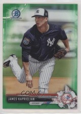 2017 Bowman Chrome Prospects Green Refractor 72/99 James Kaprielian #BCP237 6u5