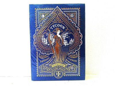 ONE NEW SEALED DECK OF BLUE TYCOON PLAYING CARDS FROM THEORY 11 AND USPCC 2011