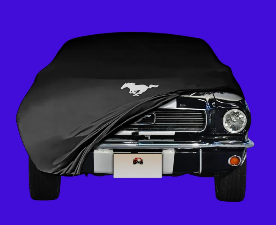 Compatível com Mustang 1965-2026 capa de carro - personalizada para todos os modelos com logotipo capa de carro interna - Imagem 3 de 4