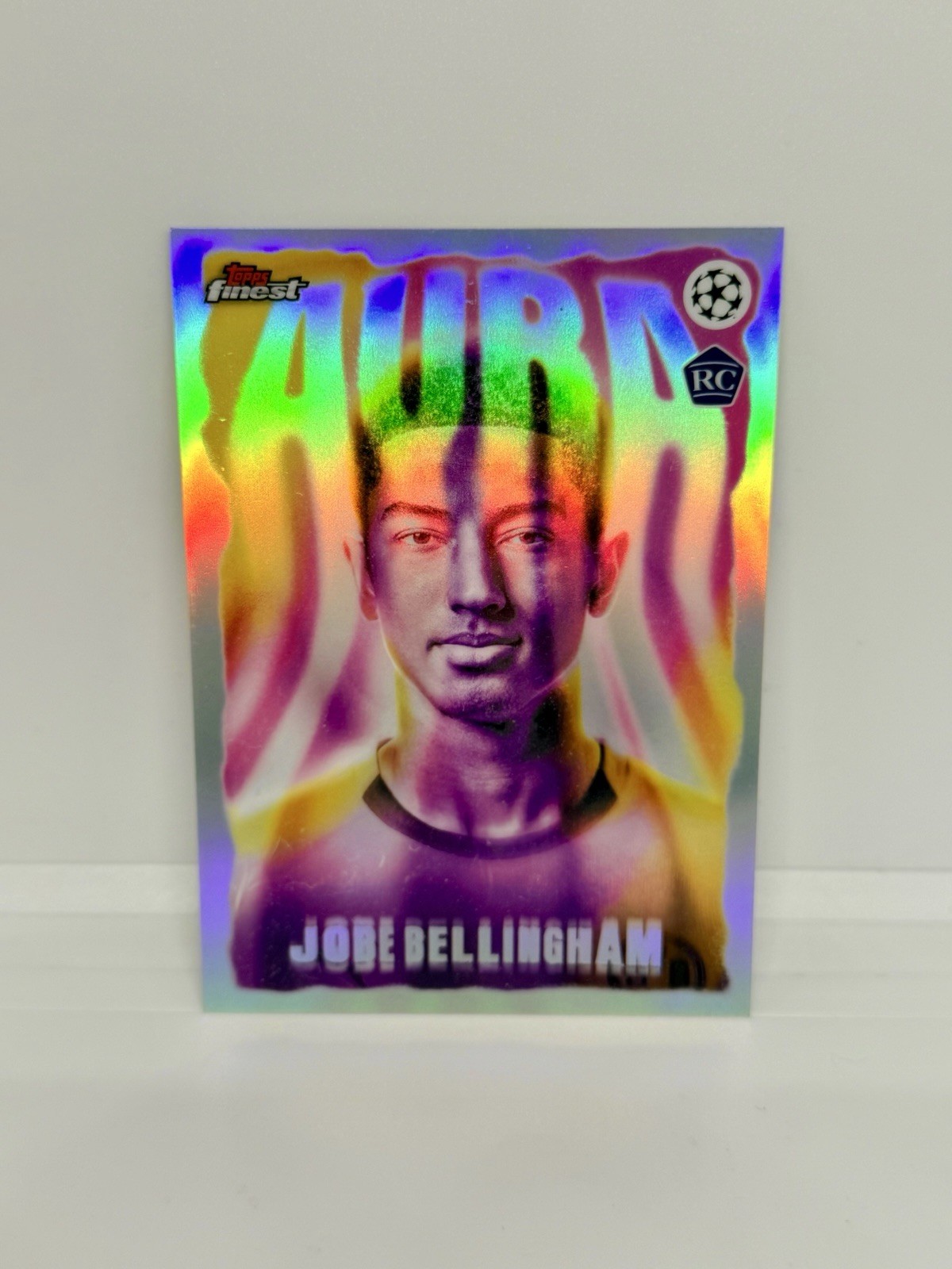 JOBE BELLINGHAM Rookie 2025-26 Topps UEFA Club Competition Finest Aura RC #AU-19