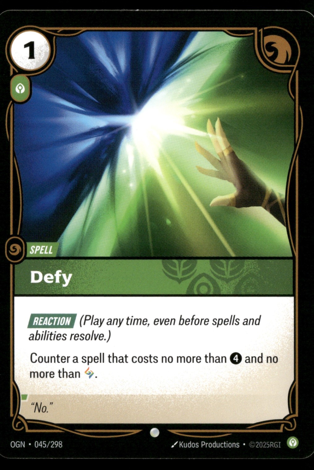 Defy 045/298 LP-NM Riftbound Origins