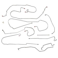 Brake Line Kit Complete 1999-02 Silverado Sierra 1500 4wd Ext Cab Stainless