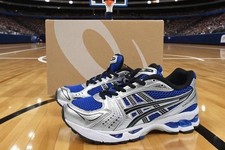 New Asics Gel Kayano 14 Monaco Blue and Silver Men's Shoes 1201A019-401