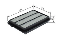 NEU - Bosch F026400727 Luftfilter Passend FüR Nissan Renault