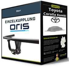 Starre Anhängerkupplung für TOYOTA Corolla Kombi 01.2002-12.2007 Typ E12 Oris