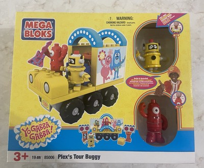 NEW in Box Mega Bloks Yo Gabba Gabba Plex's Tour Buggy 19 pc