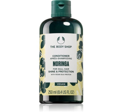 The Body Shop Moringa Conditioner Dull Hair Shine & Protect 250ml Silk Protein 