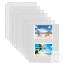 30 Pack Photo Sleeves for 3 Ring Binder 4x6, for 120 Photos , Archival Page Pro